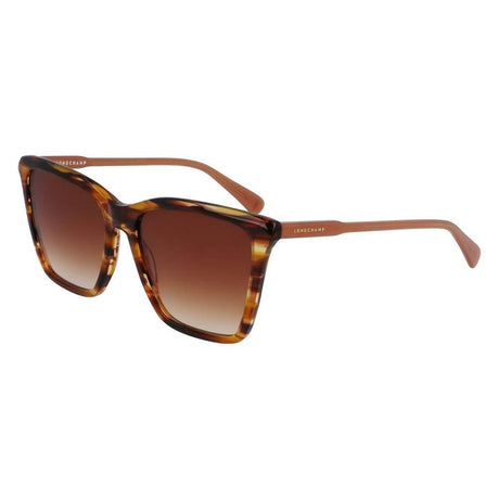 Longchamp Brown Acetate Sunglasses - Hilstor