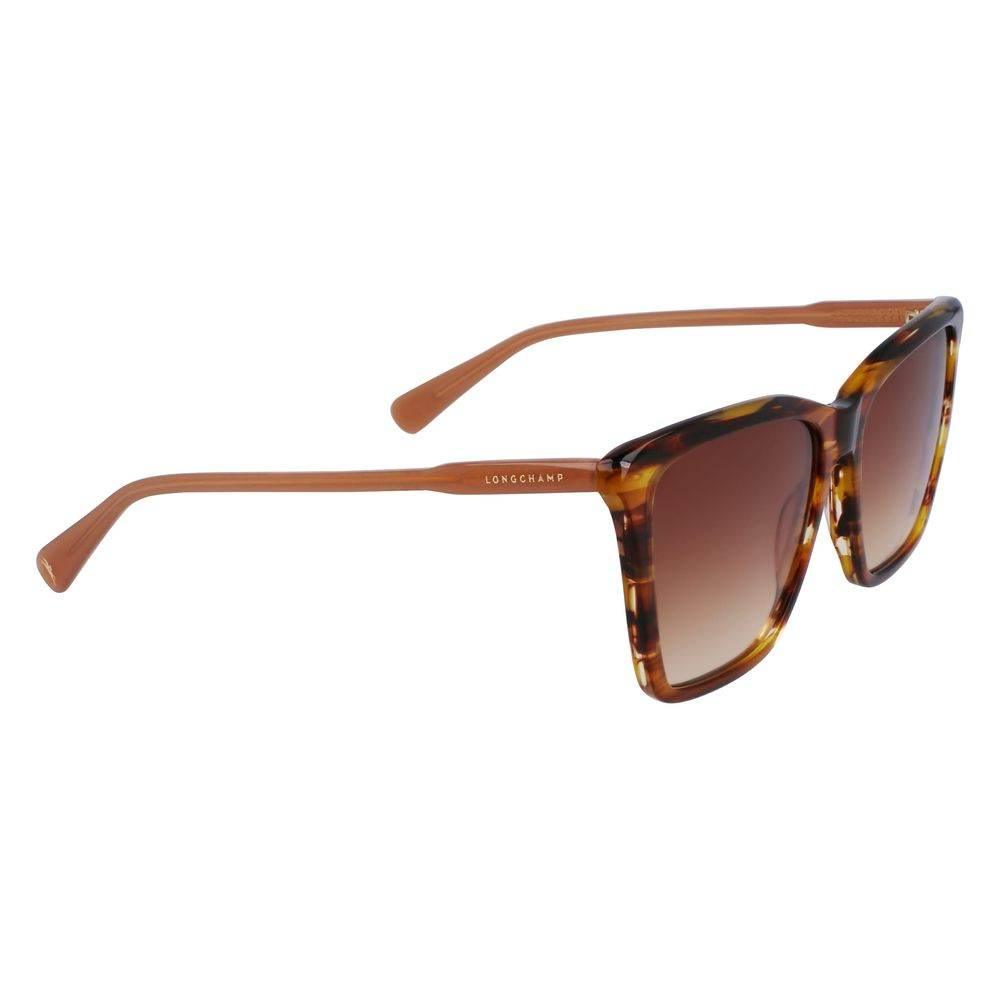Longchamp Brown Acetate Sunglasses - Hilstor