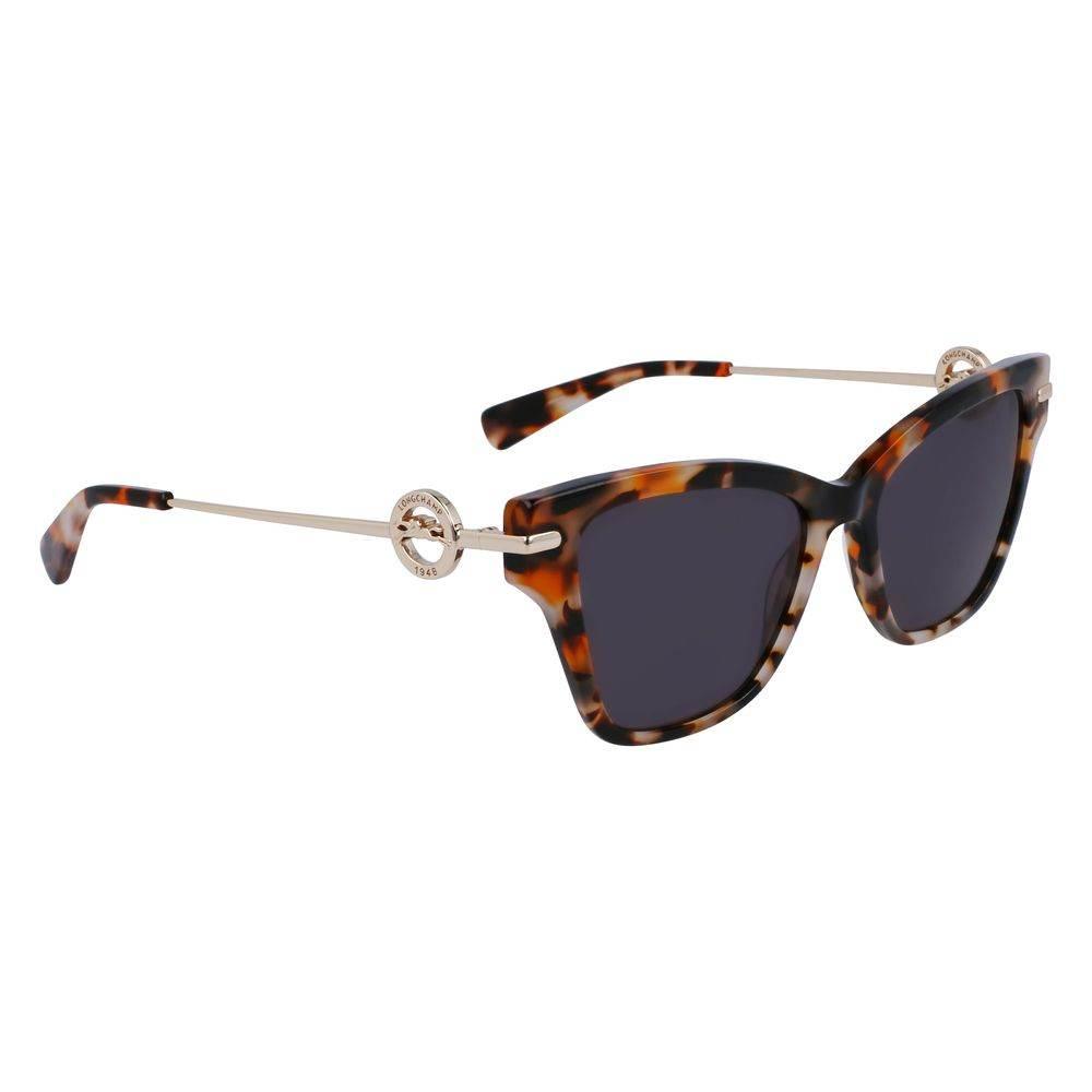 Longchamp Brown Acetate Sunglasses - Hilstor