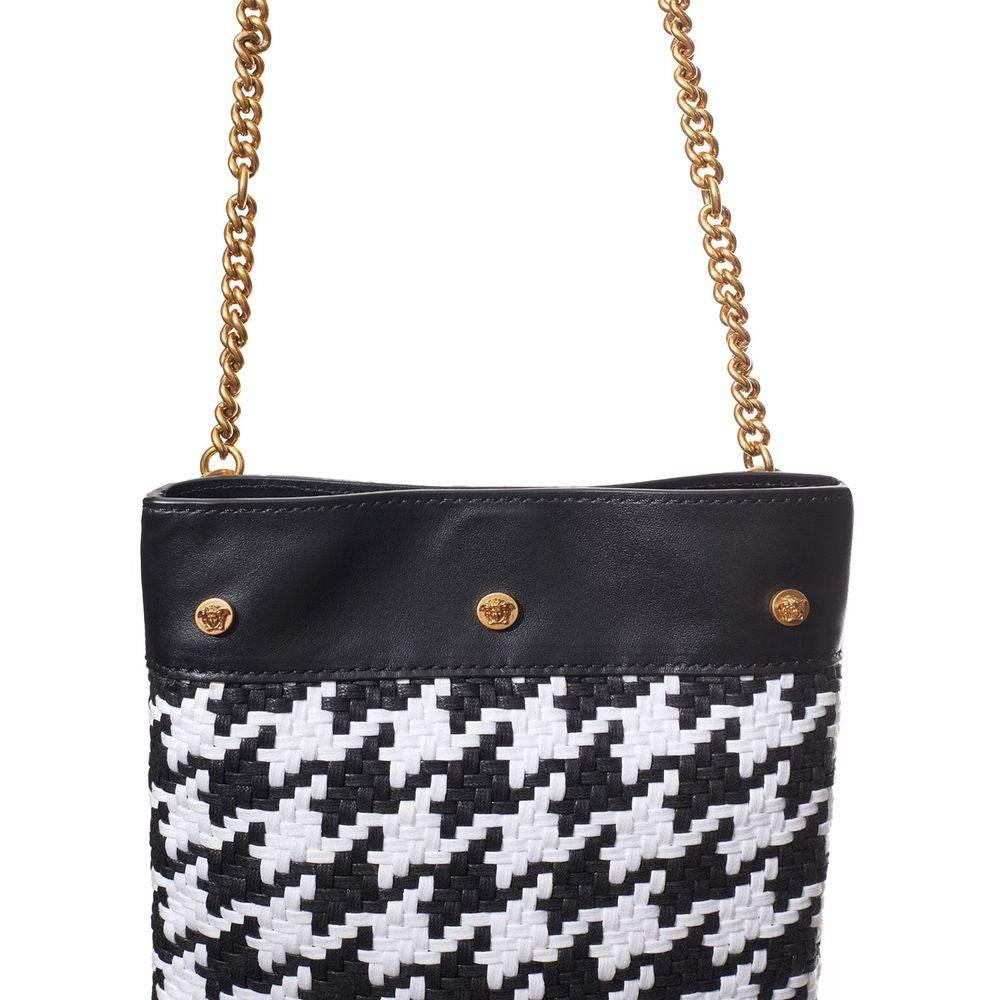 Elegant Contrast Leather Handbag - Hilstor