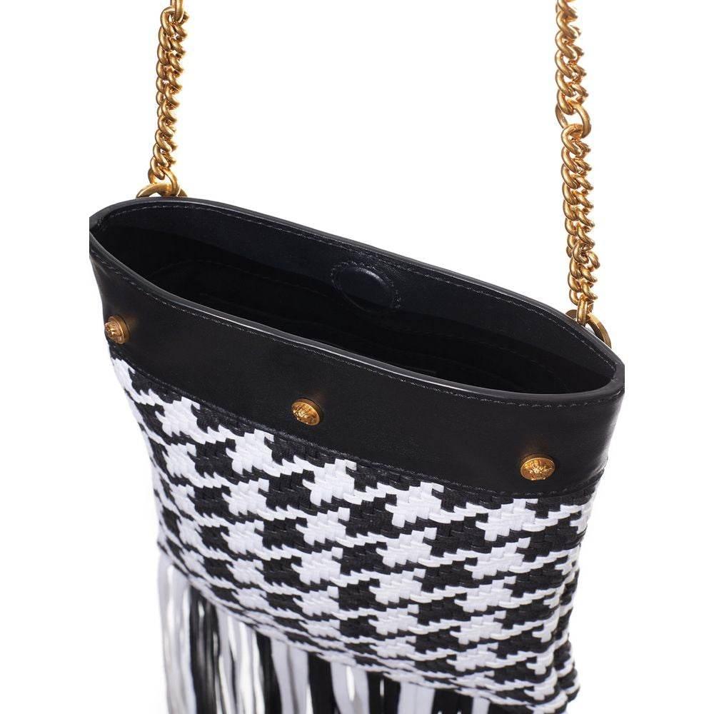 Elegant Contrast Leather Handbag - Hilstor