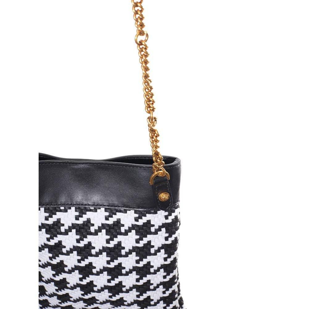 Elegant Contrast Leather Handbag - Hilstor
