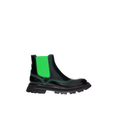 Alexander McQueen Elevate Your Style with Exquisite Multicolor Leather Boots - Hilstor