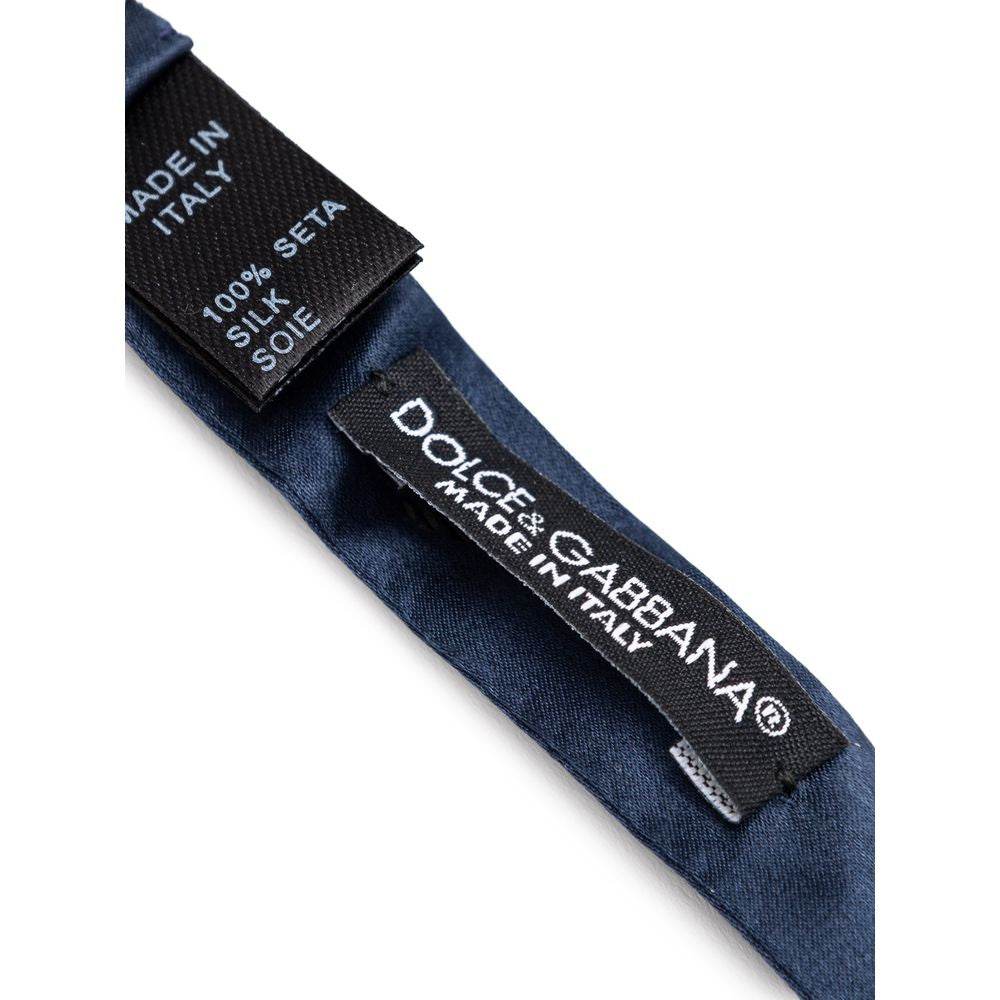 Dolce & Gabbana Blue Silk Ties & Bowty - Hilstor