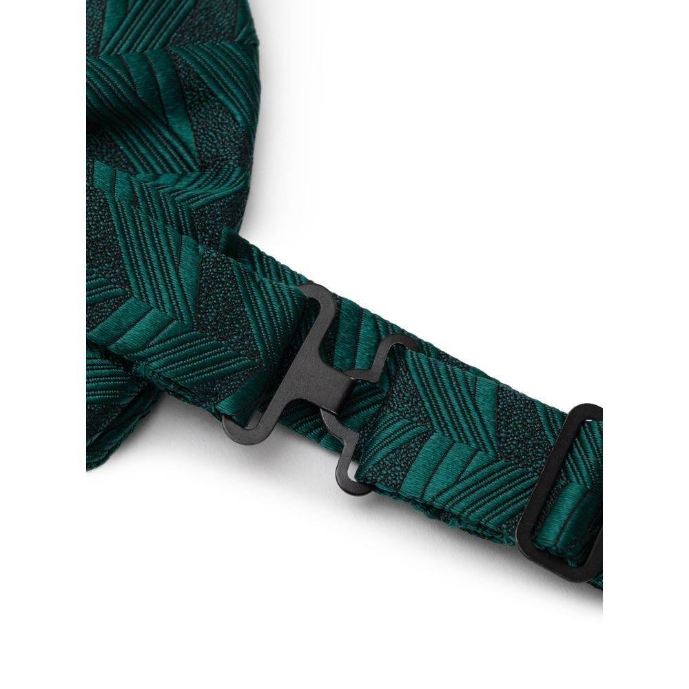 Dolce & Gabbana Green Silk Ties & Bowty - Hilstor