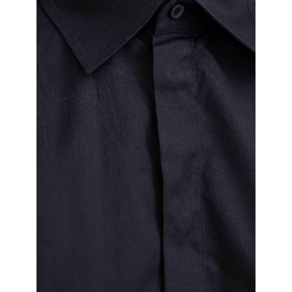 Dolce & Gabbana Navy Blue Cotton Shirt - Hilstor