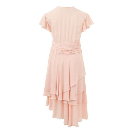 Lardini Elegant Pink Acetate Dress - Hilstor