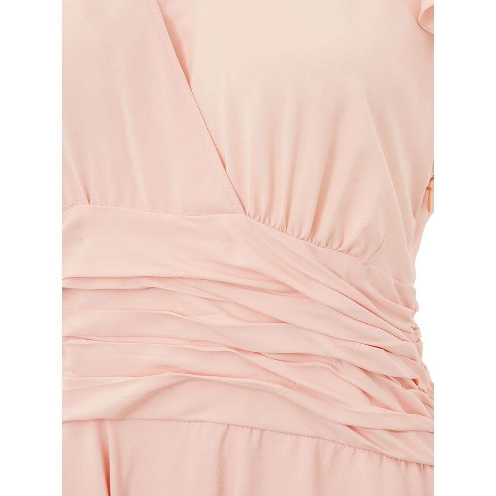 Lardini Elegant Pink Acetate Dress - Hilstor