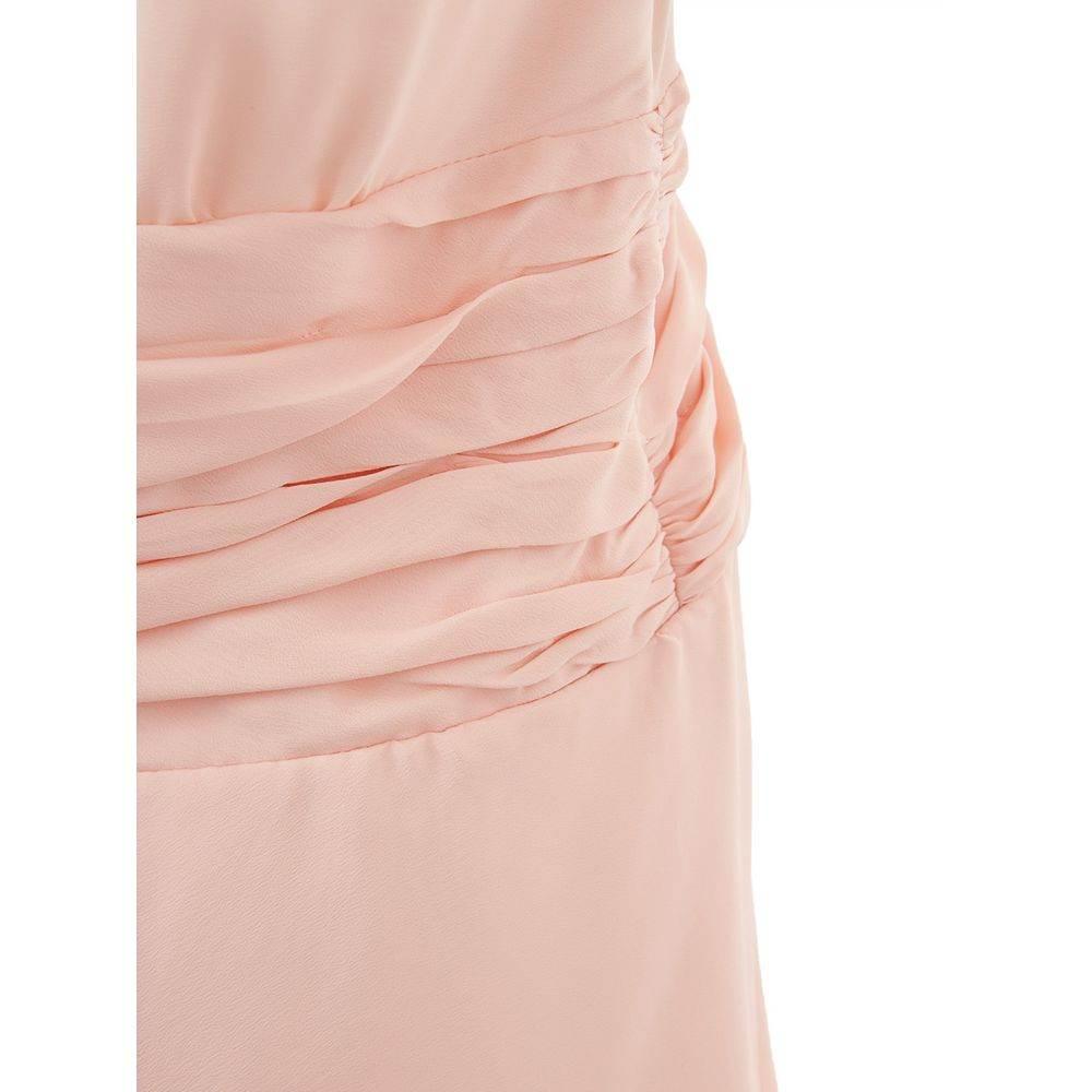 Lardini Elegant Pink Acetate Dress - Hilstor