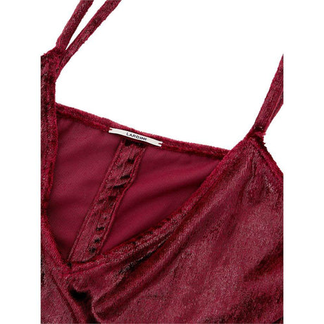 Elegant Bordeaux Polyester Dress by Lardini - Hilstor