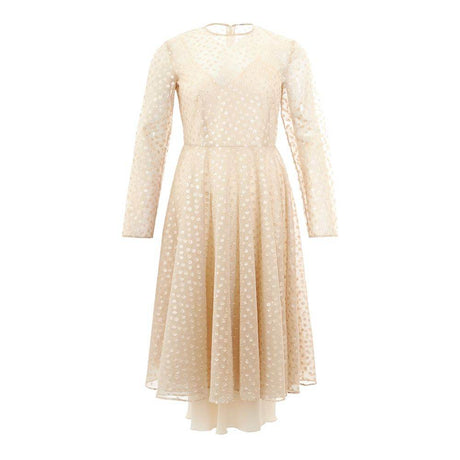 Lardini Beige Cotton Elegance Dress - Hilstor