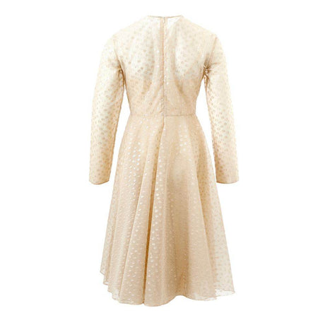 Lardini Beige Cotton Elegance Dress - Hilstor