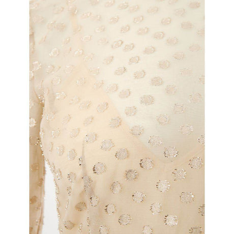 Lardini Beige Cotton Elegance Dress - Hilstor