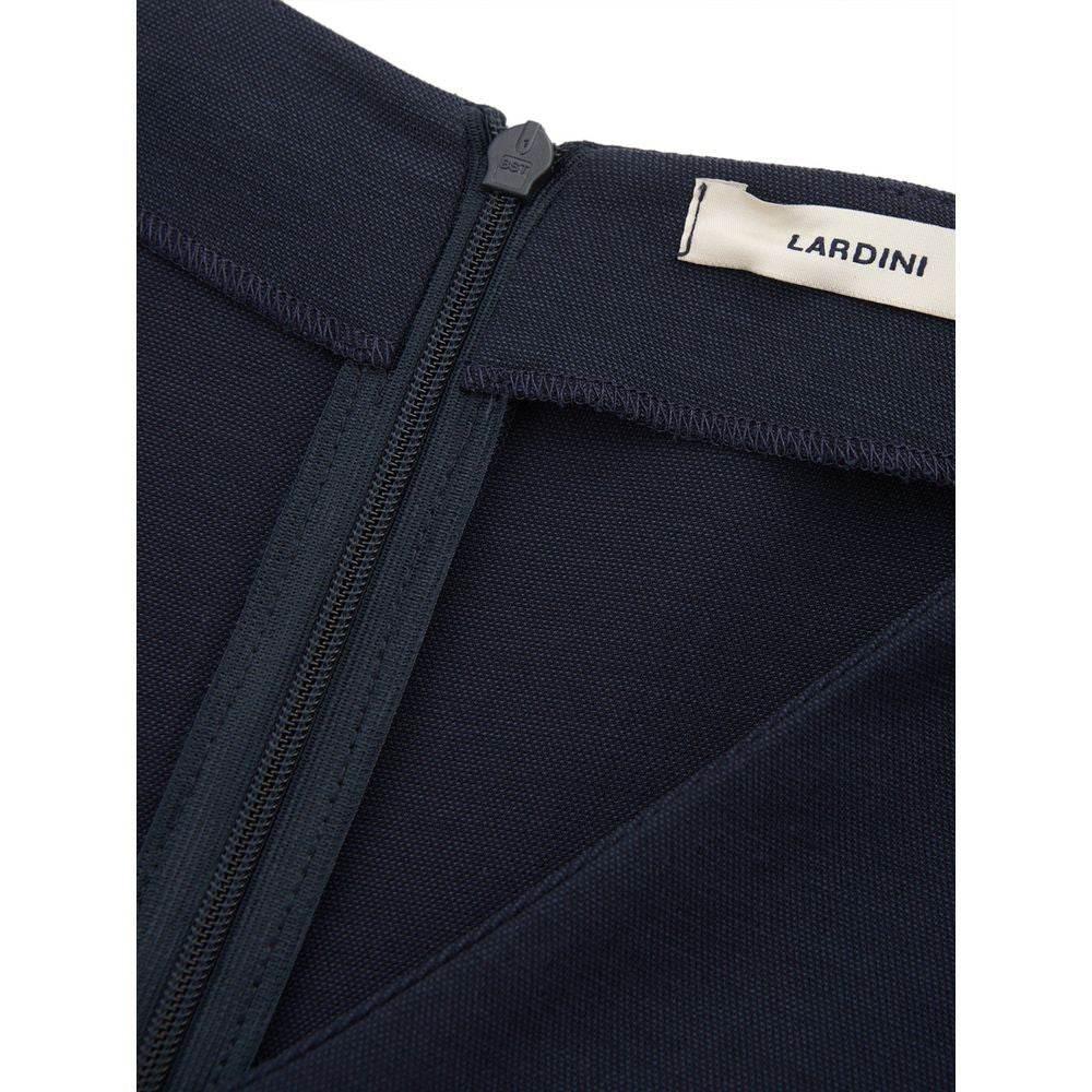 Lardini Elegant Blue Viscose Dress Perfect for Every Occasion - Hilstor