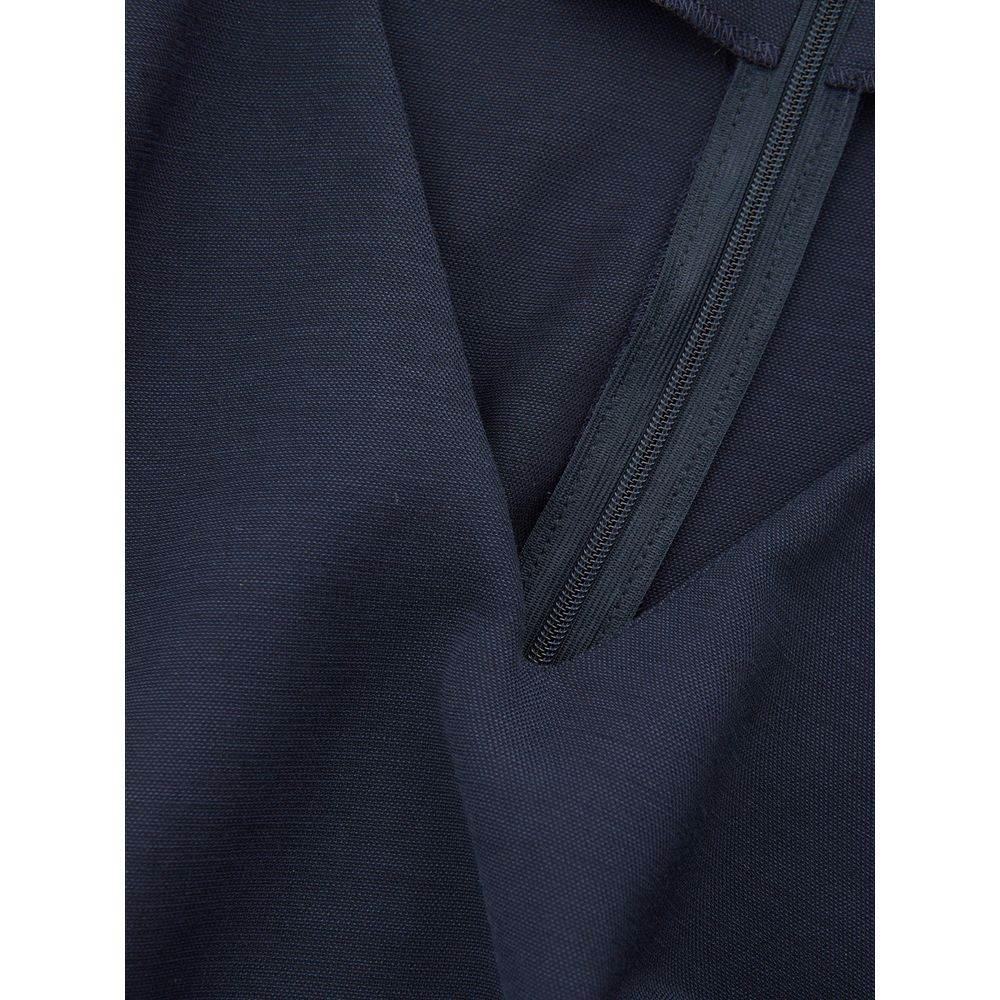 Lardini Elegant Blue Viscose Dress Perfect for Every Occasion - Hilstor