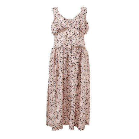 Lardini Elegant Pink Acetate Dress for Evening Elegance - Hilstor