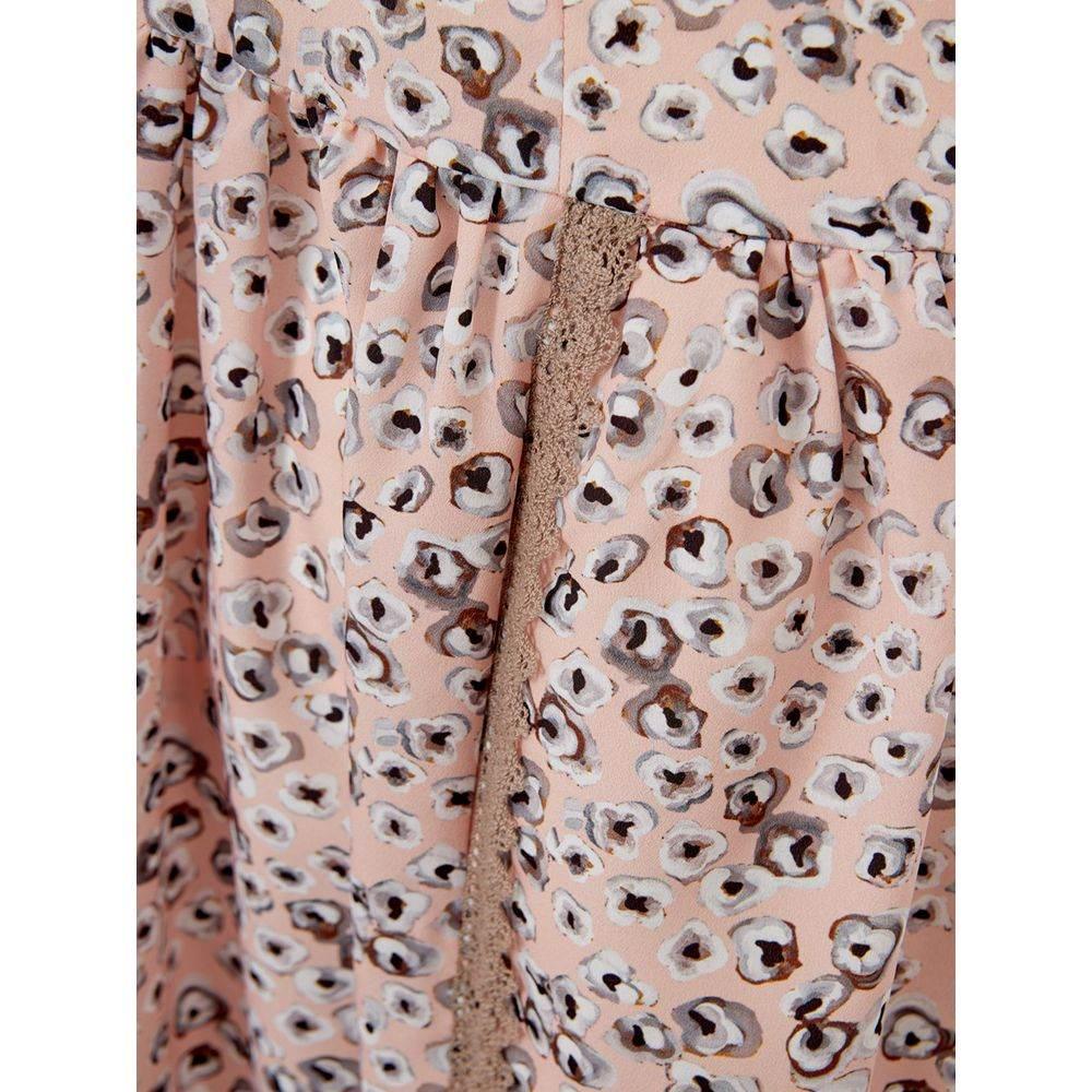 Lardini Elegant Pink Acetate Dress for Evening Elegance - Hilstor
