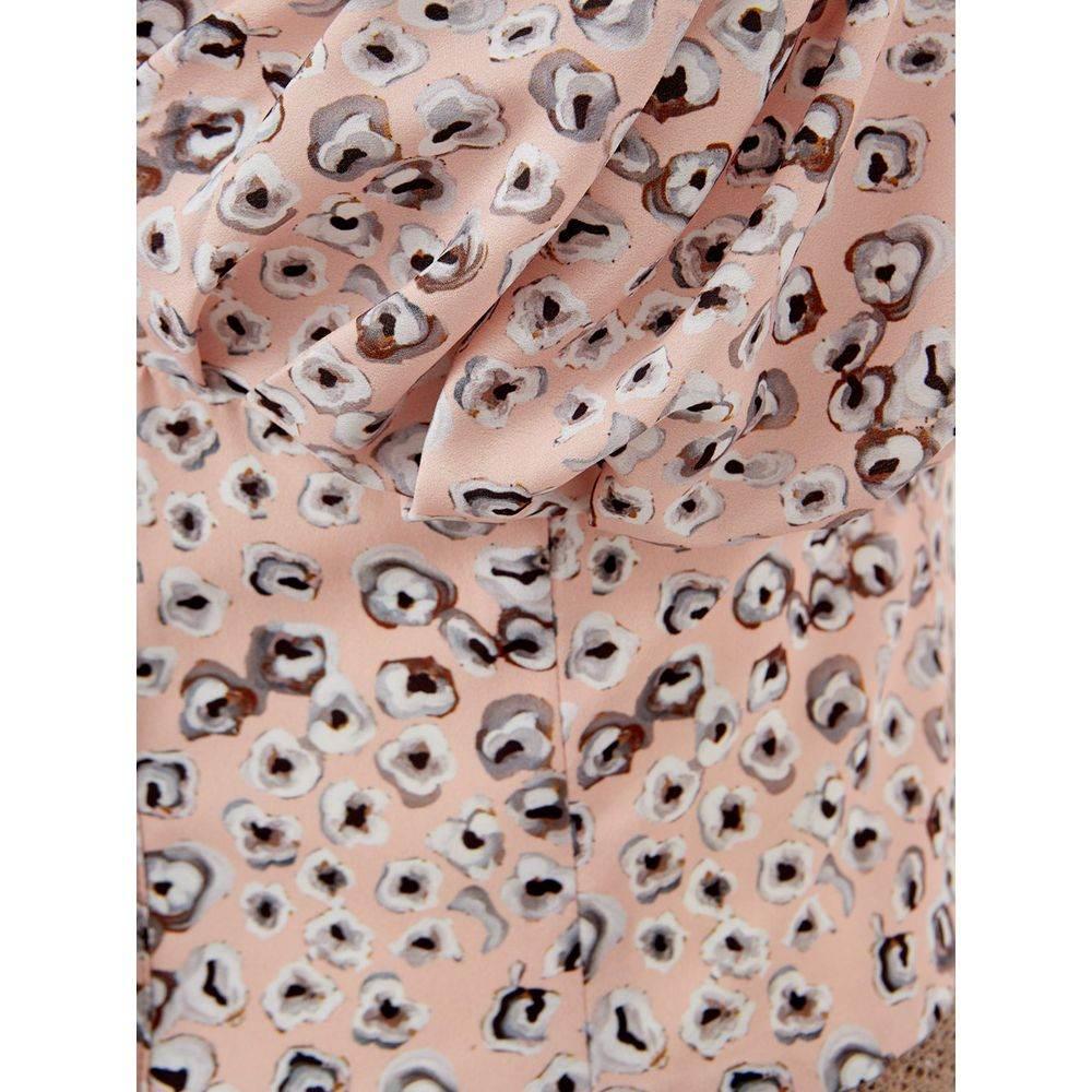 Lardini Elegant Pink Acetate Dress for Evening Elegance - Hilstor
