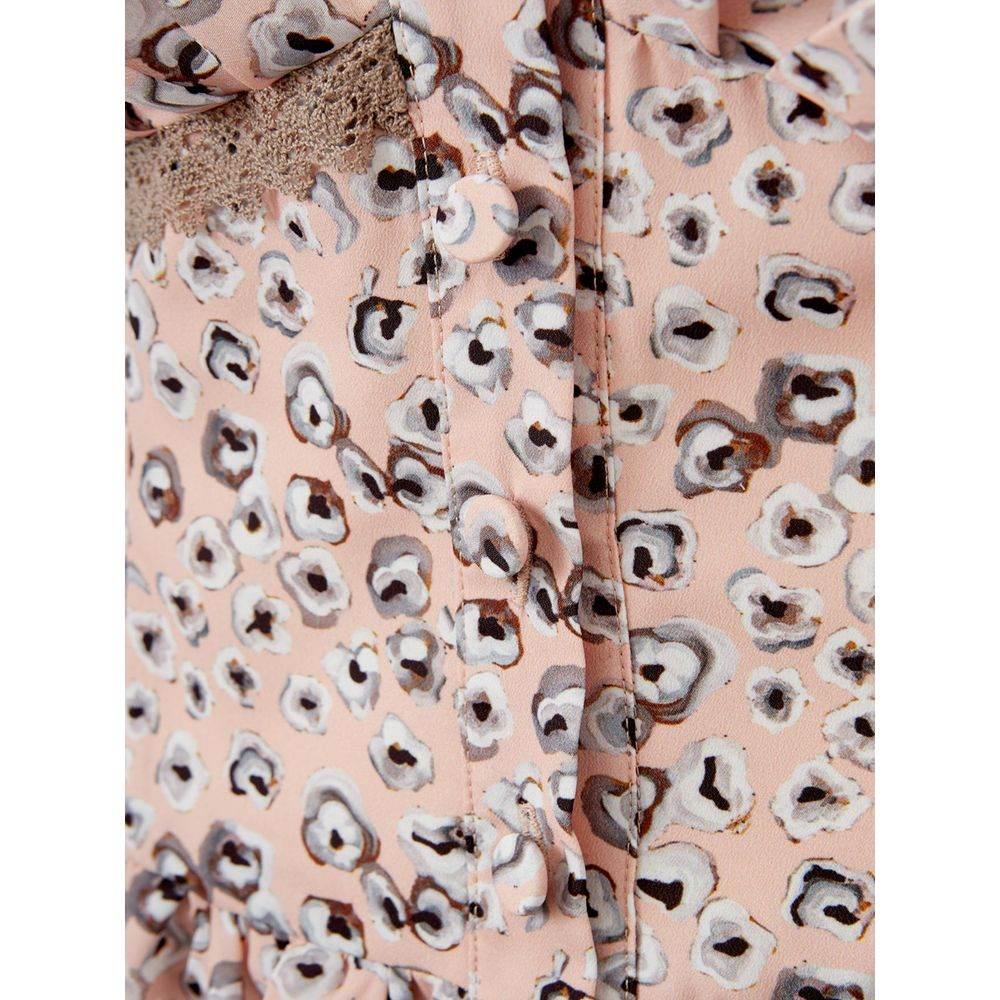 Lardini Elegant Pink Acetate Dress for Evening Elegance - Hilstor