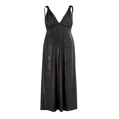 Lardini Elegant Polyester Black Dress - Hilstor
