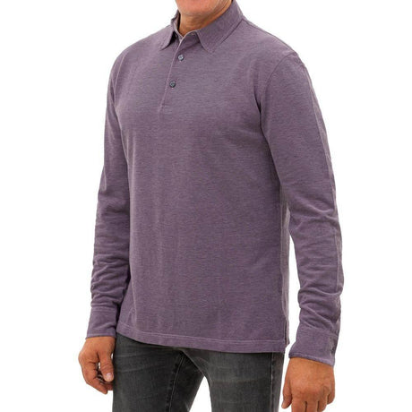 Corneliani Purple Cotton Polo Shirt - Hilstor