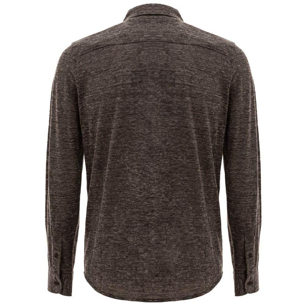 Corneliani Gray Wool Shirt - Hilstor