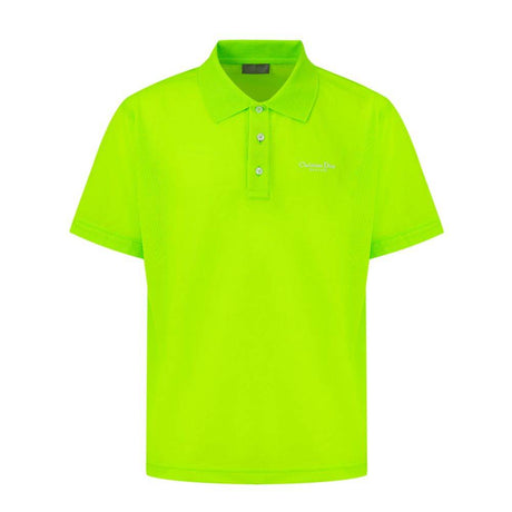 Dior Green Cotton Polo Shirt - Hilstor