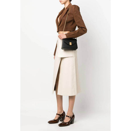 Lanvin Black Leather Handbag - Hilstor