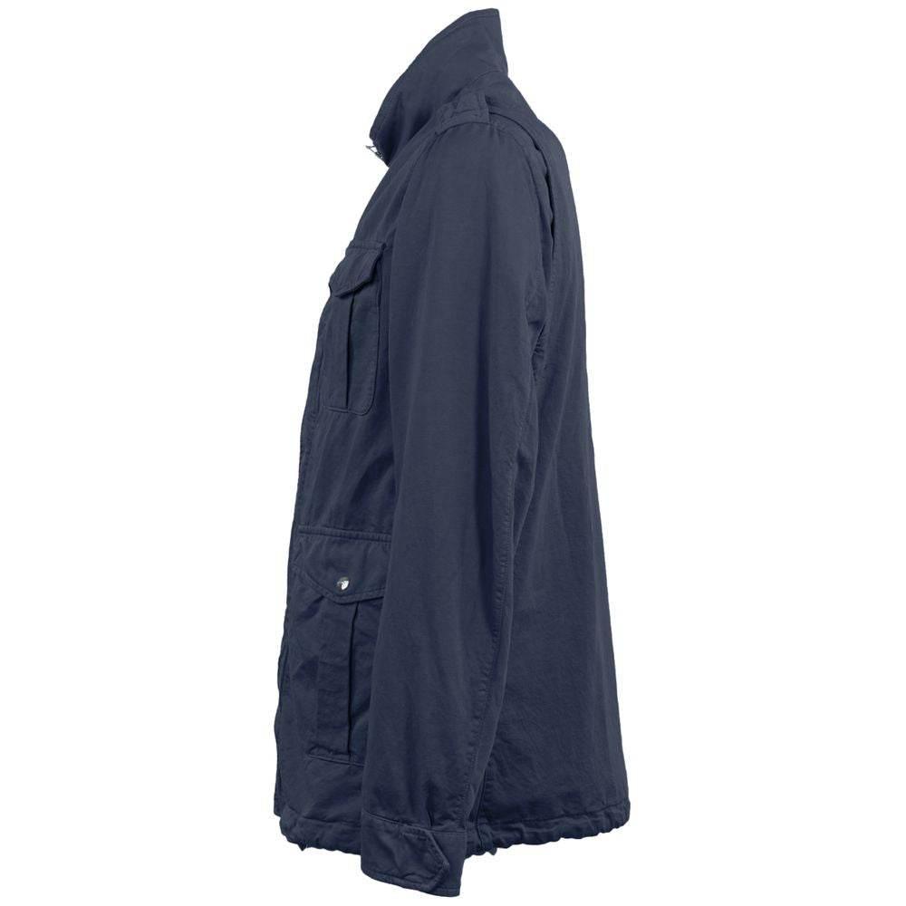 Herno Blue Cotton Jacket - Hilstor