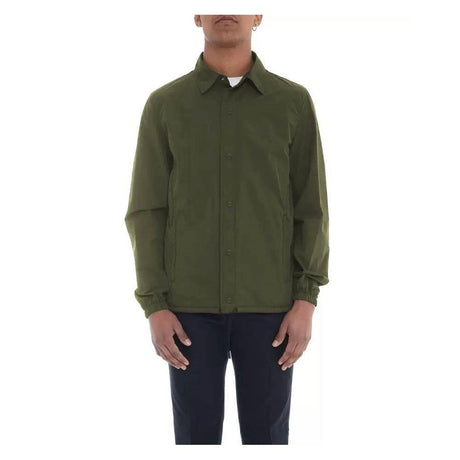 Herno Green Cotton Men Jacket - Hilstor