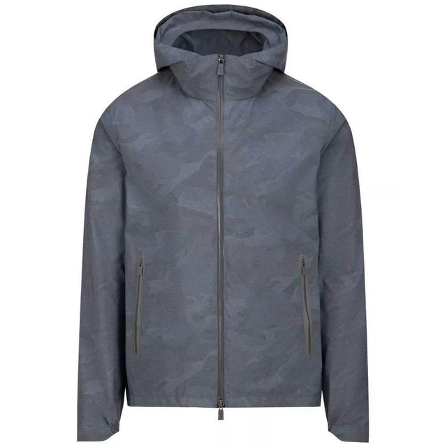 Herno Blue Nylon Men Jacket - Hilstor