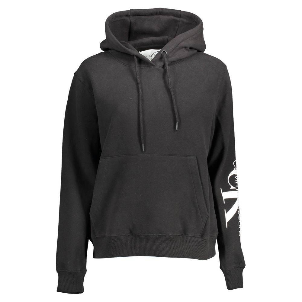 Calvin Klein Black Cotton Women Sweater - Hilstor