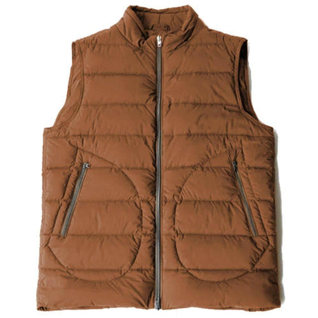 Herno Brown Nylon Vest - Hilstor