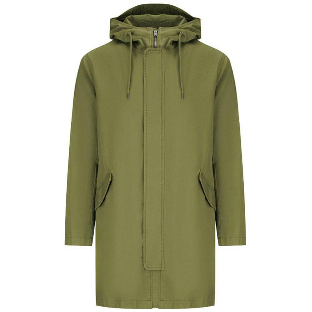 Herno Green Cotton Men's Jacket - Hilstor