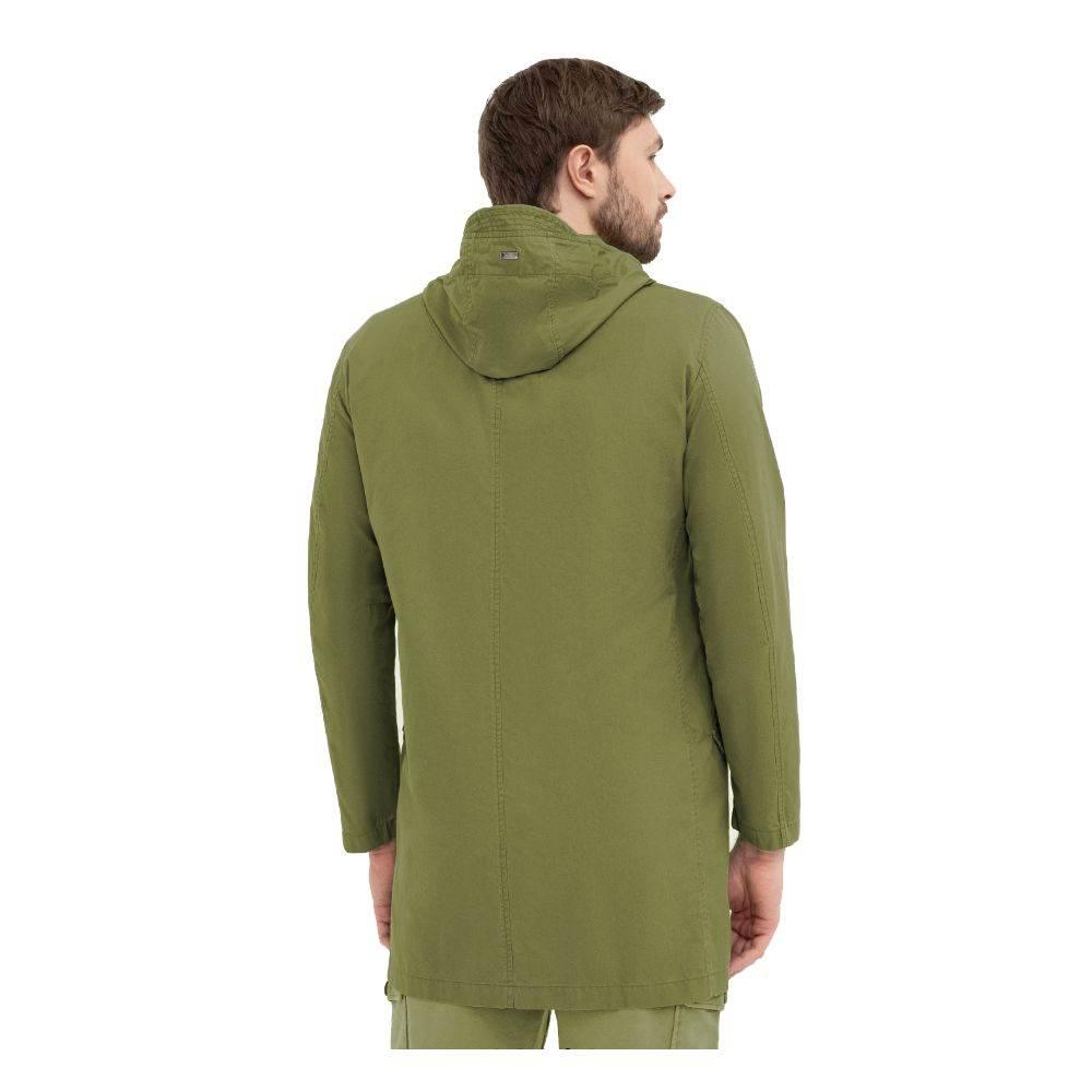 Herno Green Cotton Men's Jacket - Hilstor