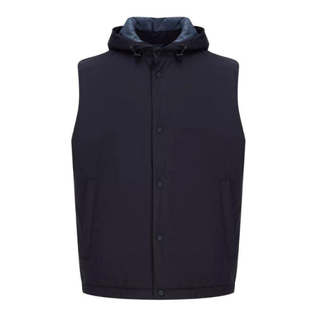 Herno Blue Nylon Vest - Hilstor