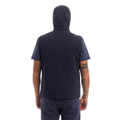 Herno Blue Nylon Vest - Hilstor