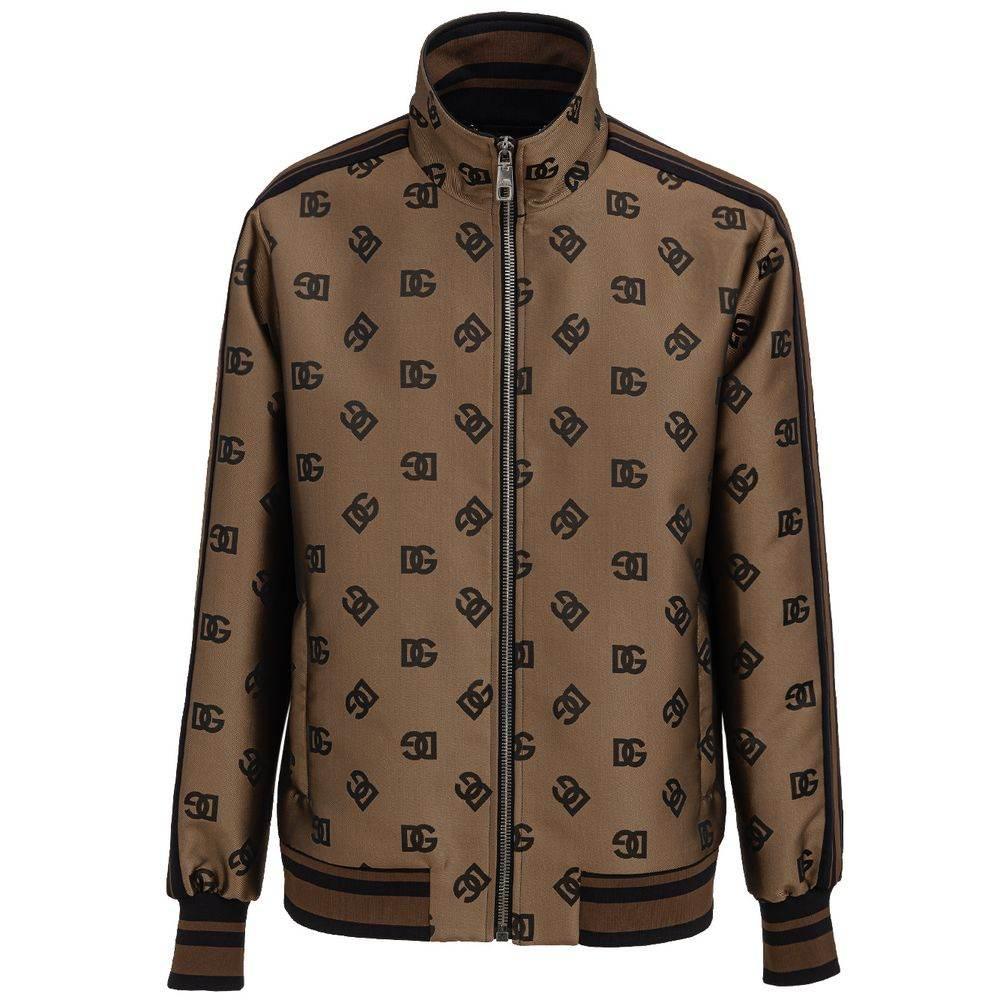 Dolce & Gabbana Bronze Polyester Jackets & Coat - Hilstor