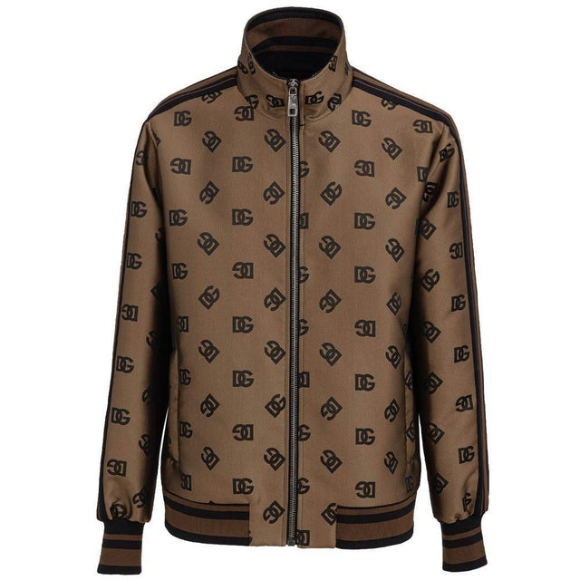 Dolce & Gabbana Bronze Polyester Jackets & Coat - Hilstor