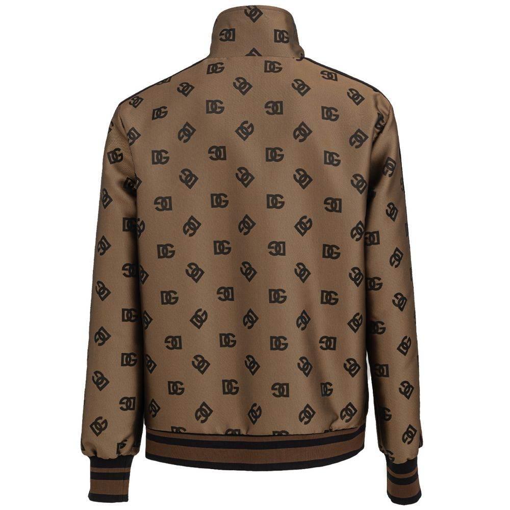 Dolce & Gabbana Bronze Polyester Jackets & Coat - Hilstor