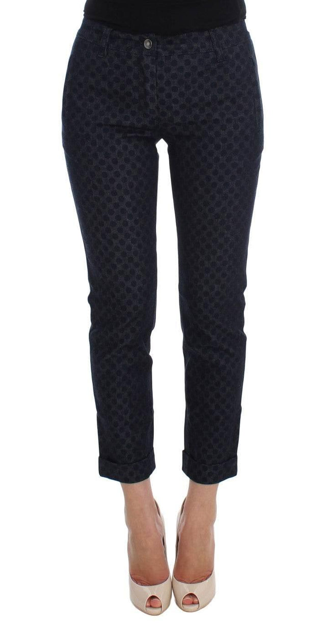 Dolce & Gabbana Chic Polka Dotted Capris Jeans - Hilstor