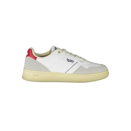 Gas White Artificial Leather Sneaker - Hilstor