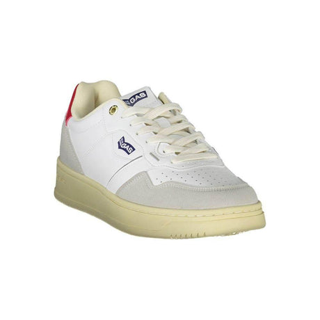Gas White Artificial Leather Sneaker - Hilstor
