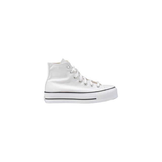 Converse White Polyester Sneaker - Hilstor