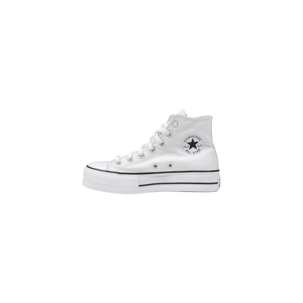 Converse White Polyester Sneaker - Hilstor
