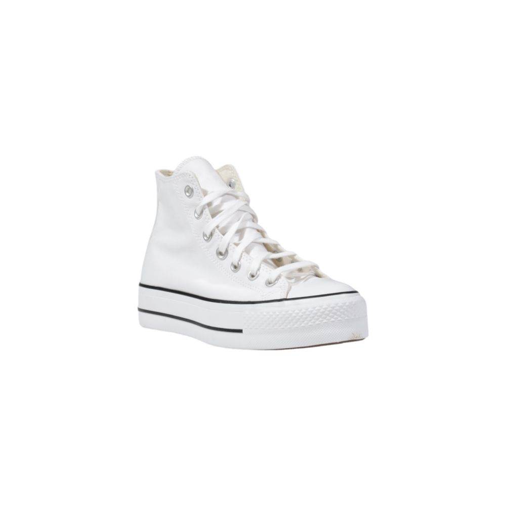 Converse White Polyester Sneaker - Hilstor