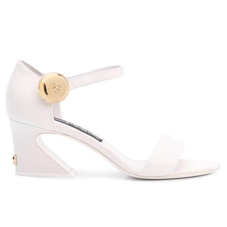 Dolce & Gabbana White Calfskin Women Pump - Hilstor