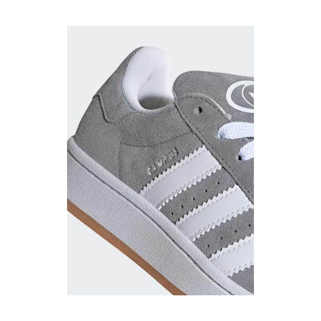 Adidas Gray Leather Sneaker - Hilstor