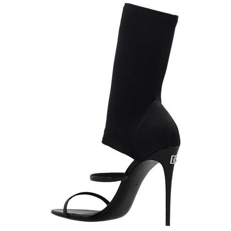 Dolce & Gabbana Black Nylon Sandal - Hilstor