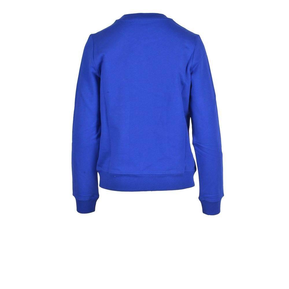 Love Moschino Blue Cotton Sweater - Hilstor